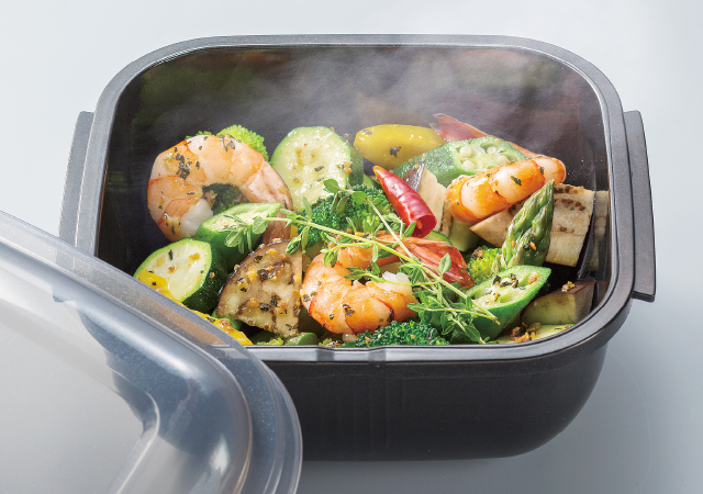 GOURLAB traps nutrients inside and preserves the vivid colors of foods